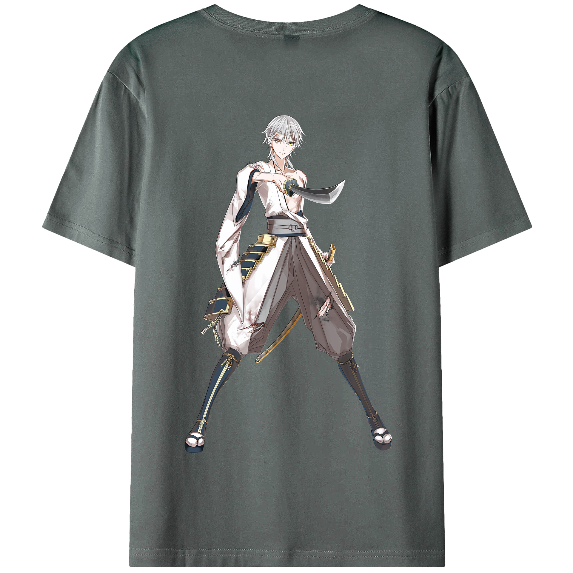 （画像用） 刀剣乱舞 Touken Ranbu 綿100％半袖Tシャツ（背面プリント）